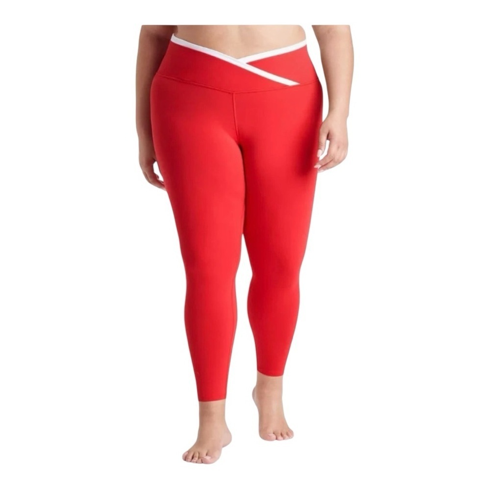 NWT All in Motion Everyday Soft Ultra High Rise Leggings- Red XXL